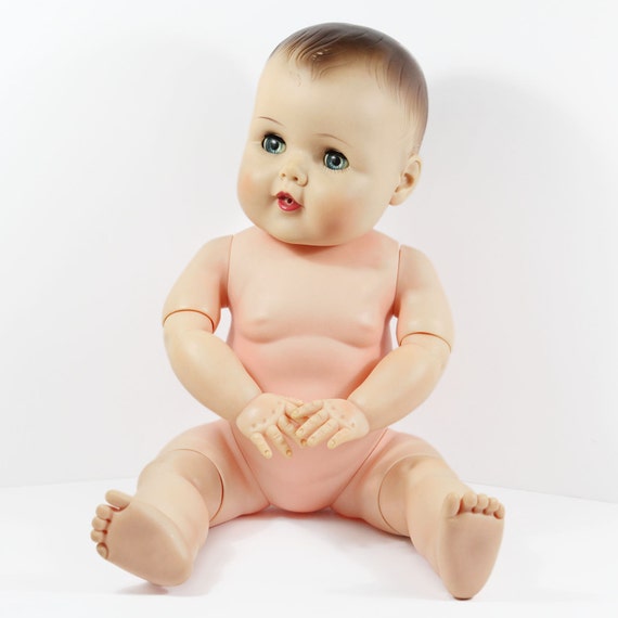 21" VINTAGE TOMMY TOODLES BABY DOLL BY AMERICAN CHARACTER ...