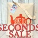 SECONDS SALE Make Tea Not War Red Teapot Tote Bag
