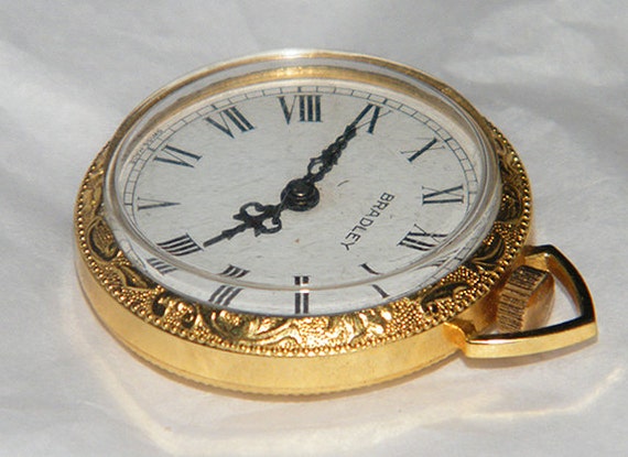 Items similar to Bradley Swiss Made Pocket Watch on Etsy