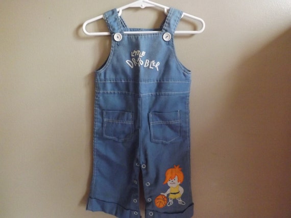 1970s Vintage Overalls. Vintage Boy Clothes. by SeptemberButterfly