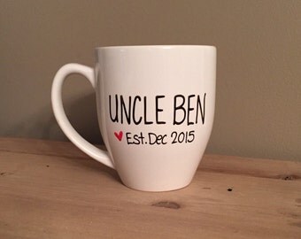Uncle mug, Aunt mug, mug for aunt, pregnancy reveal mug, Mother's Day mug, aunt gift, Mother's Day, gift for aunt and uncle, new aunt mug,