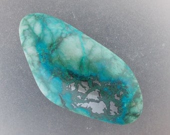 Malachite Chrysocolla freeform Cabochon