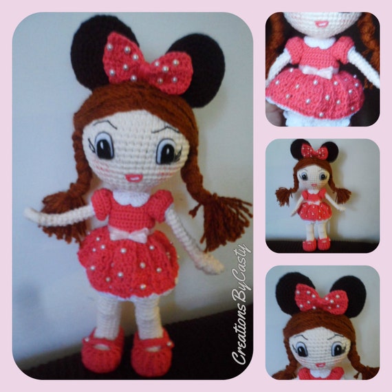 crochet minnie mouse doll