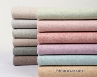 Wool/ Wool Flannel Fabric/ Wool fabric half yard Winter fabric- Bundle Wool Fabric 13 color grey, pink, purple, blue, brown