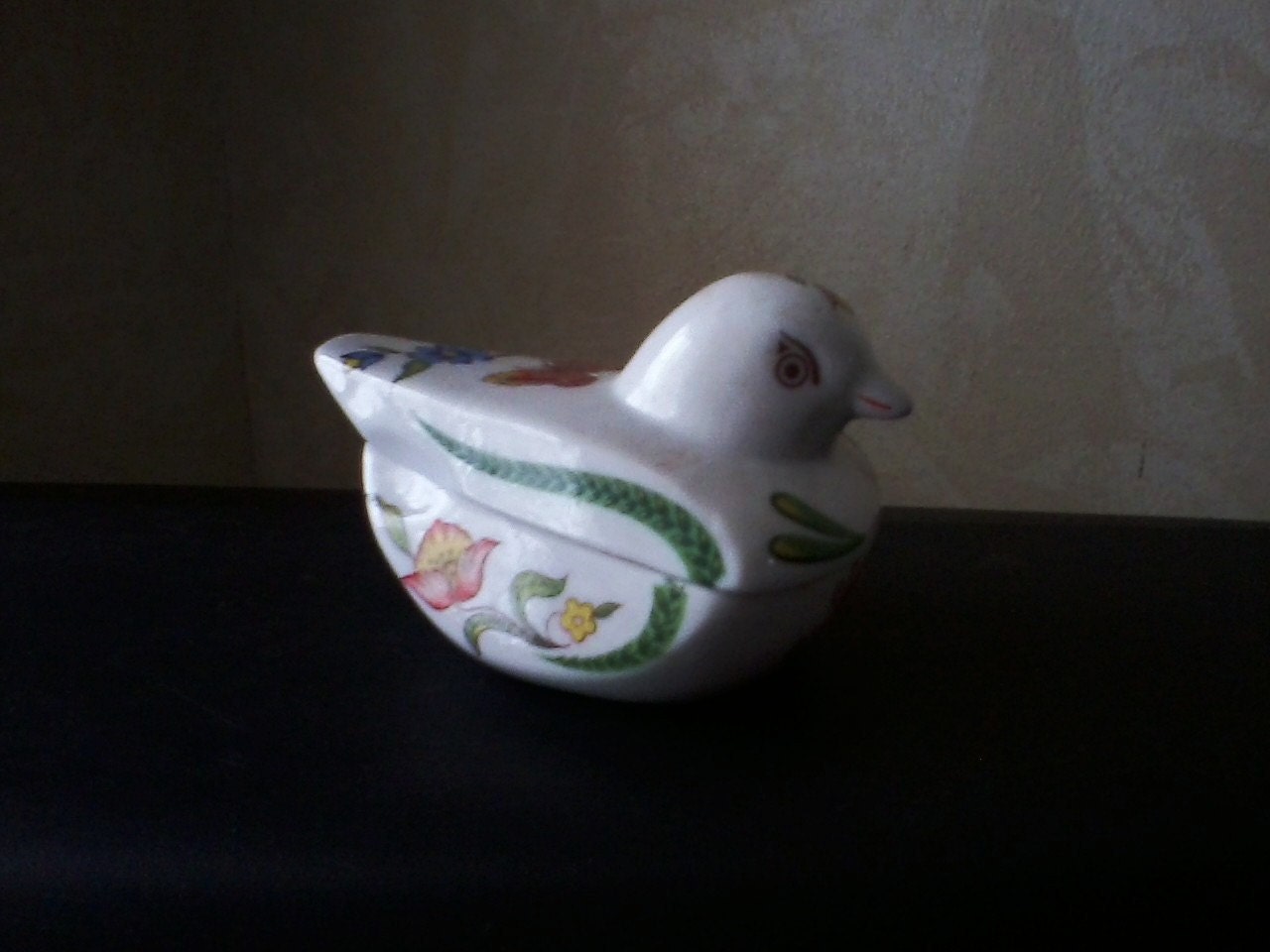 Porcelain Bird Trinket Box