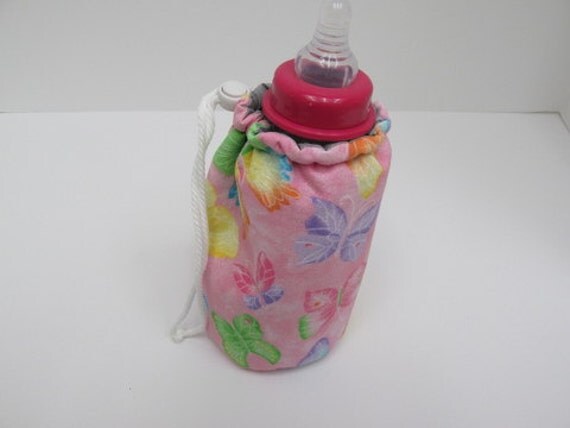 pink bottle holder