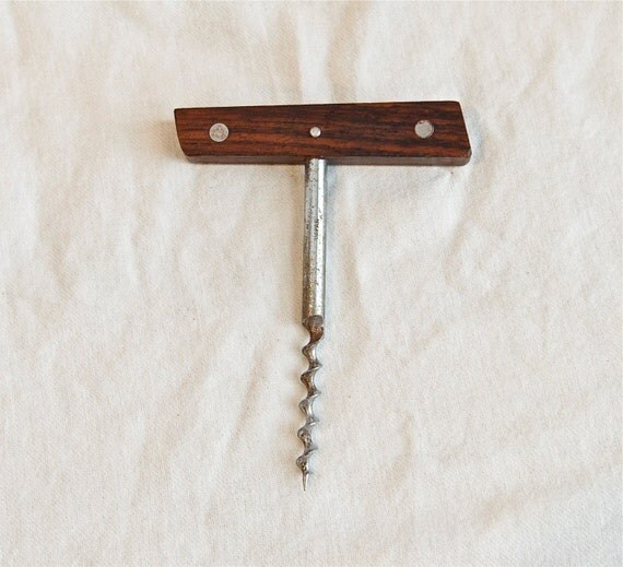 Vintage Japanese wine opener bottle opener corkscrew...made