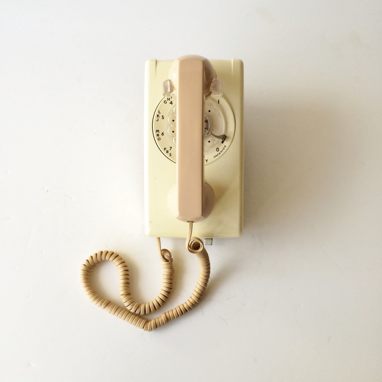 Vintage Rotary Wall Phone for Parts or Prop Western Electric