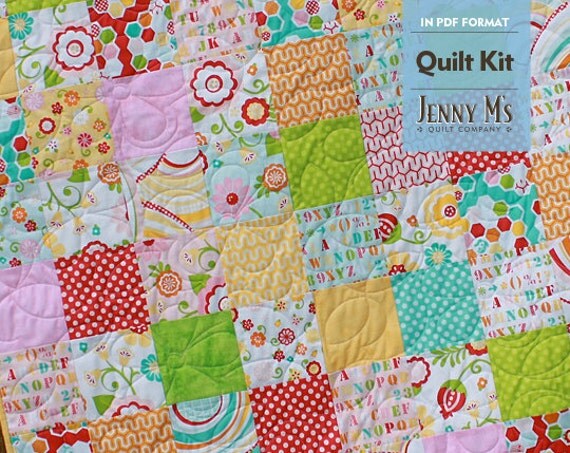 Simply Sweet Baby Quilt Kit Baby Girl Blanket Beginner