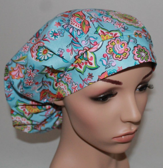 Women's Scrub Hat/ Bouffant Style/Babushka