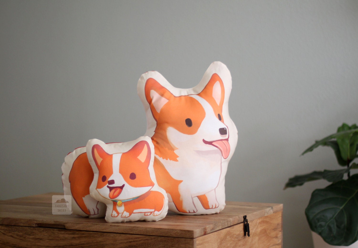 giant corgi plush