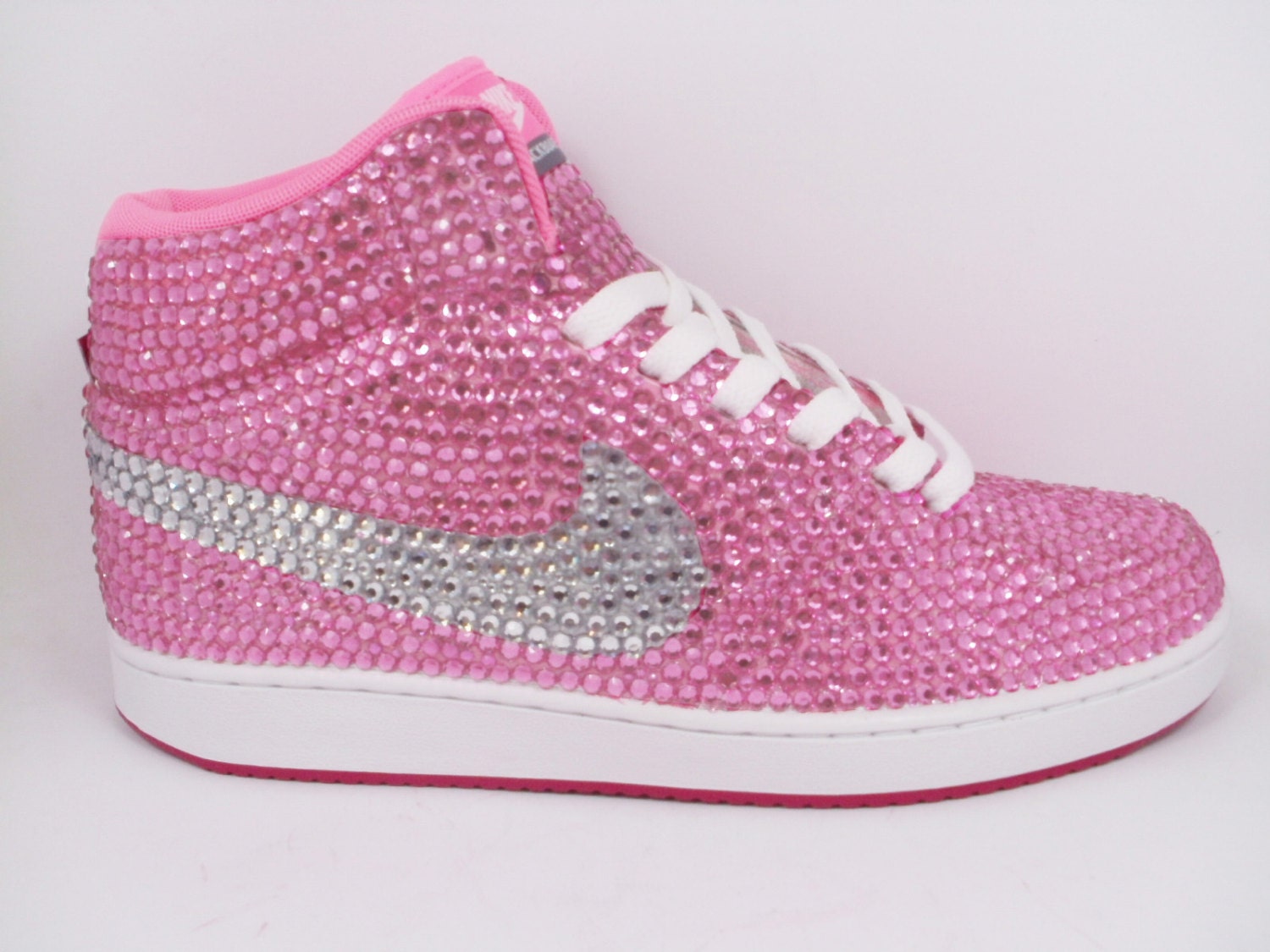 nike pink glitter trainers