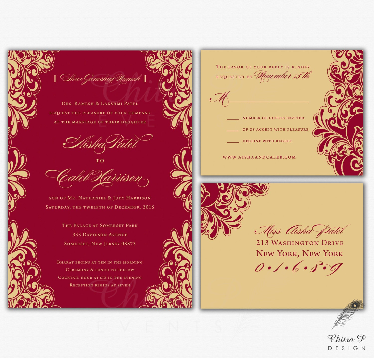 Indian Wedding Invitations 8