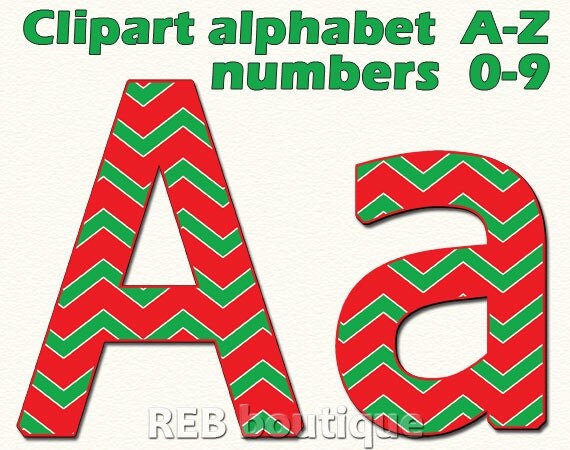 clipart christmas alphabet letters - photo #46