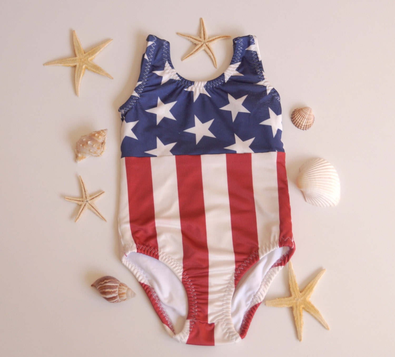 Baby girl swimwear-American Flag swimsuit-American Flag girls