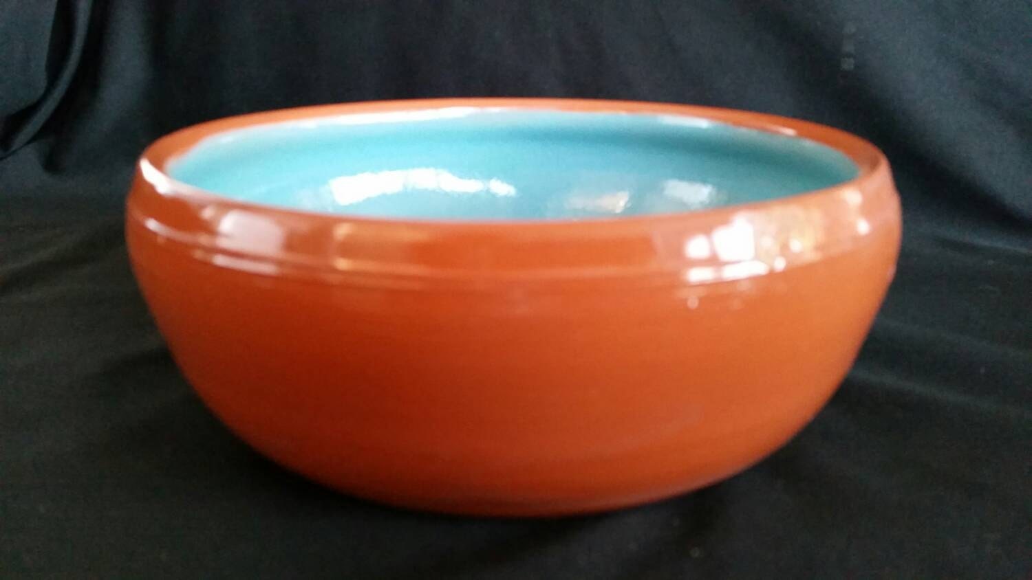Terra Cotta Bowl Side Dish Hand Made Pottery Crafted Ceramic