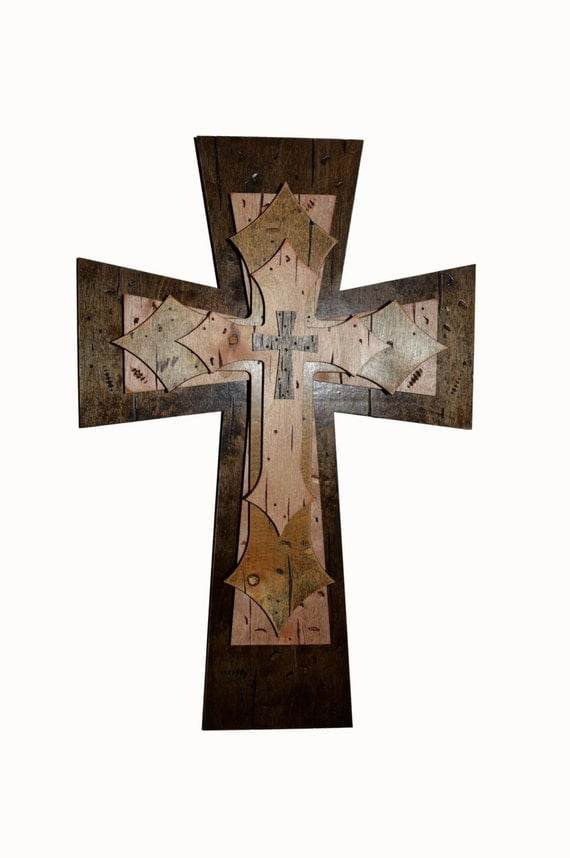 Wall Cross Distressed Wooden Decorative Finished Crosses