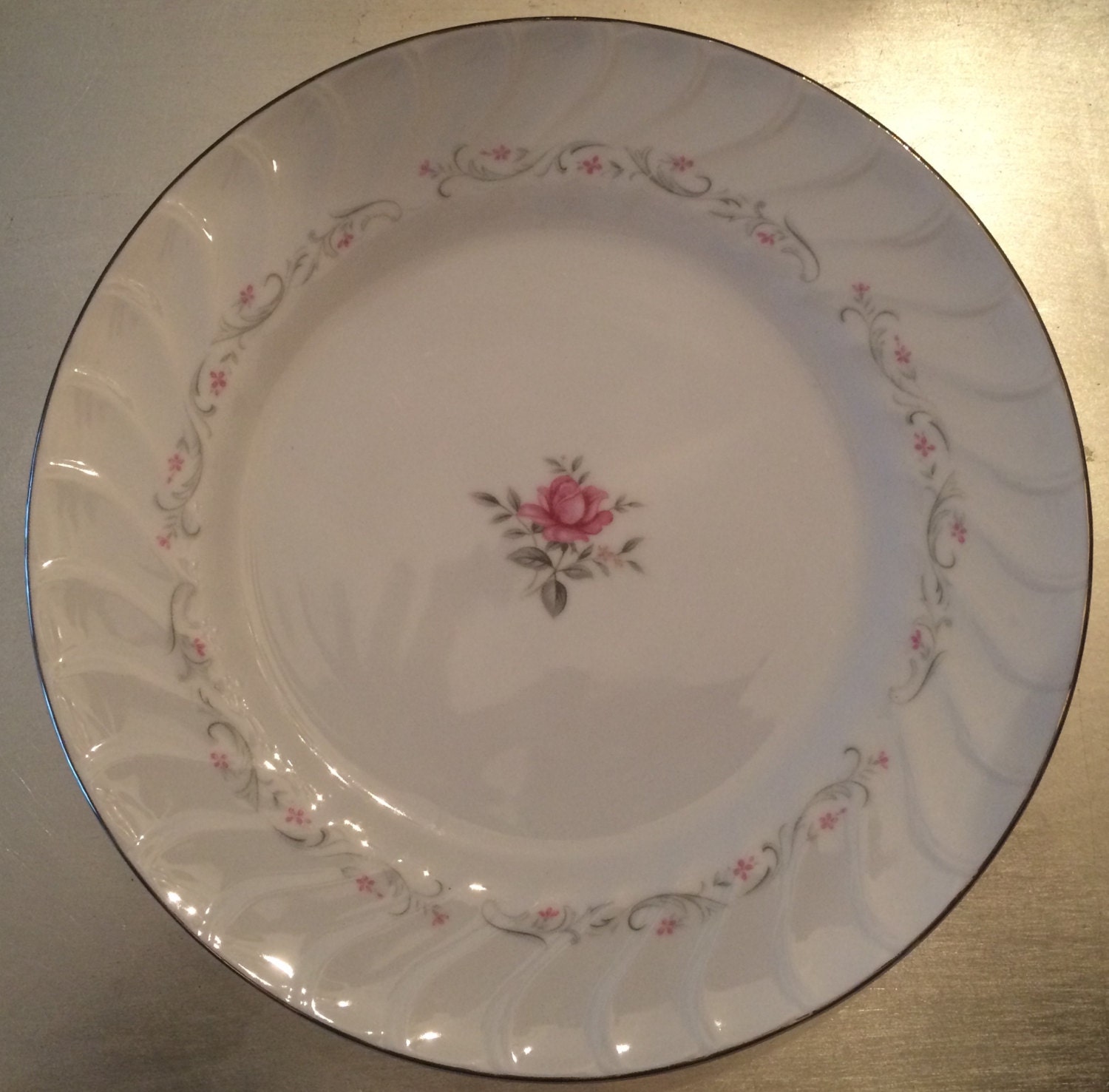 Vintage Royal Swirl Fine China of Japan Dinner by SomethingsSilver