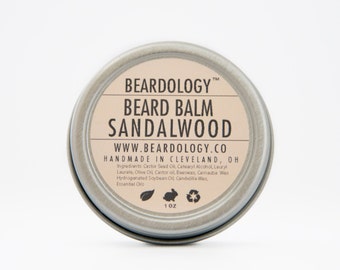 Sandalwood - All Natural Beard Balm - 1oz.