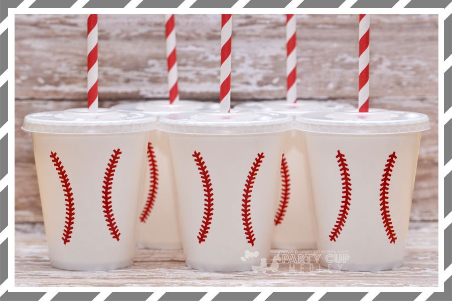 Baseball Birthday PartyKids Party CupsSet of 10