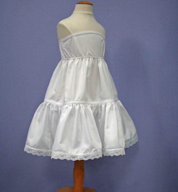 Strapless Slip Tutu Dress Liner Girls Sizes 2 3 4 5 6 8249