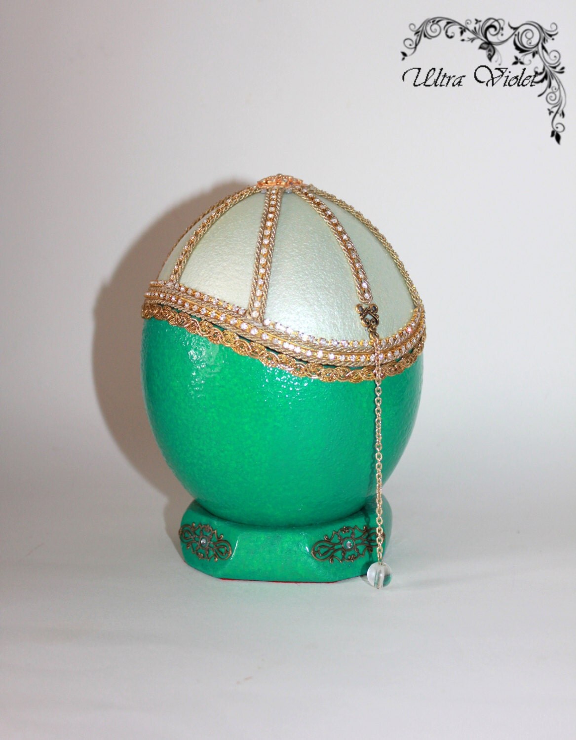 Ostrich egg box jewelry box ostrich egg egg
