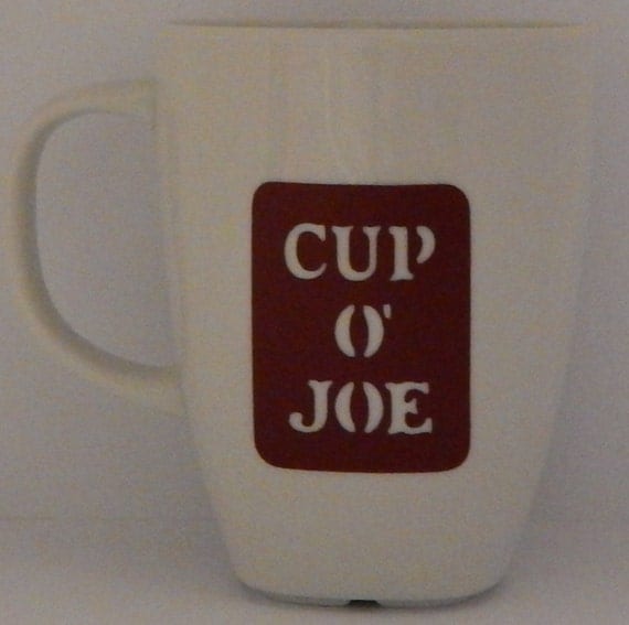 Cup o' Joe Coffee Mug by jayleecrafty on Etsy