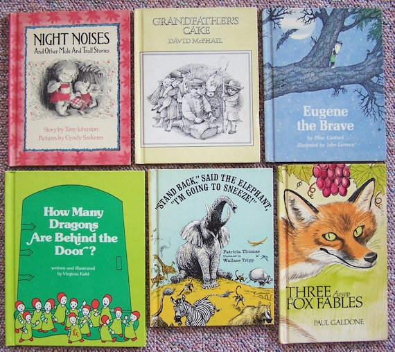 Children's Book Lot of 12 1970s Weekly Reader Book Club