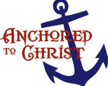 Popular items for anchored in christ on Etsy
