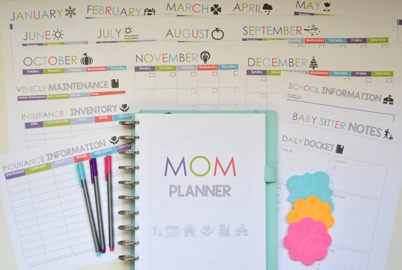 50% OFF Mom on a Budget Planner Bundle Busy Mom Printable