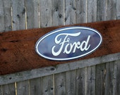 Antique wood ford signs #4