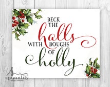 Popular Items For Boughs Of Holly On Etsy