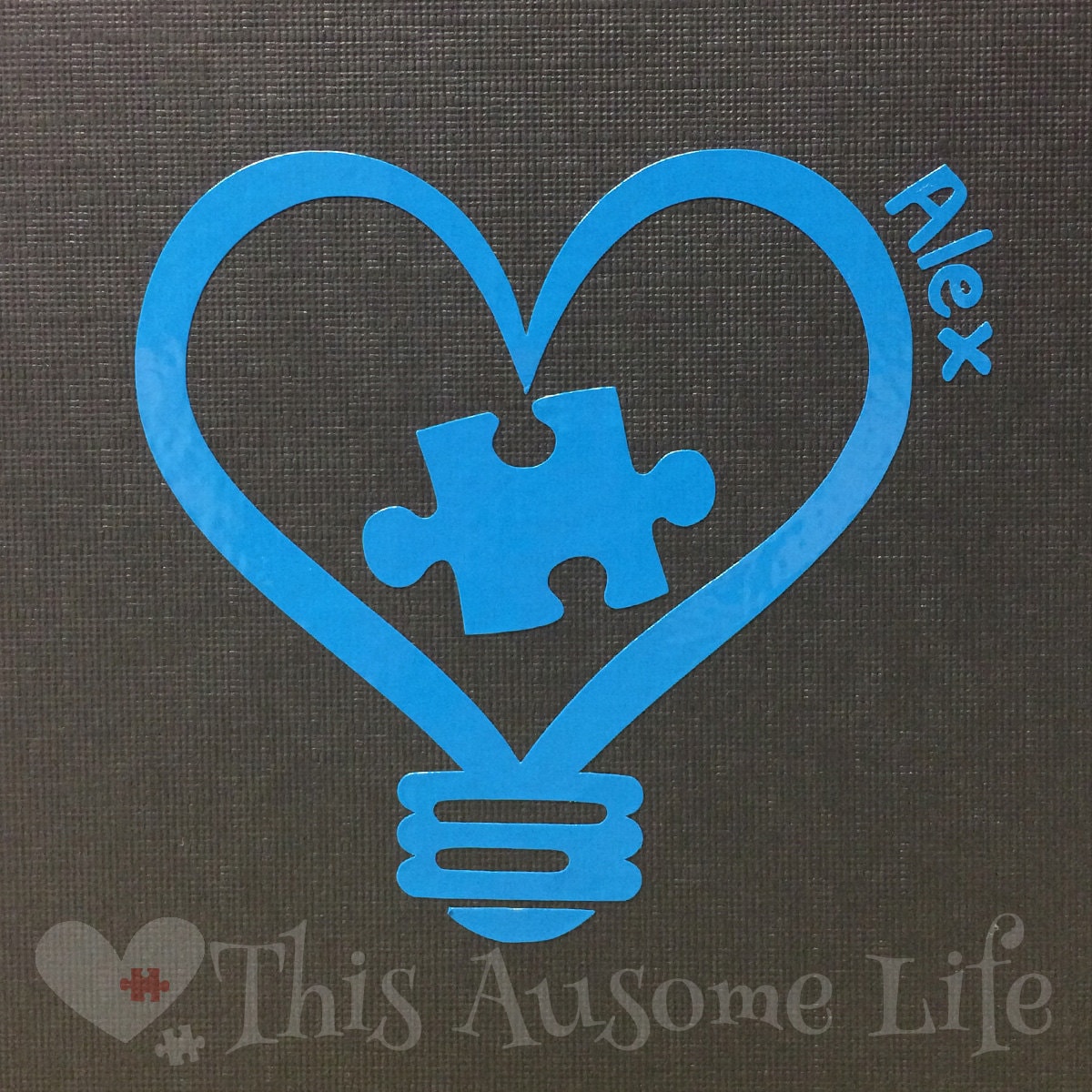 Autism Awareness Vinyl Car Decal / Bumper Sticker can be