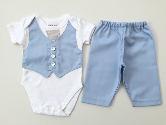 Baby boy outfit baby boy clothing newborn boy baby blue