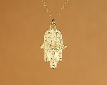 Popular items for hamsa necklace on Etsy