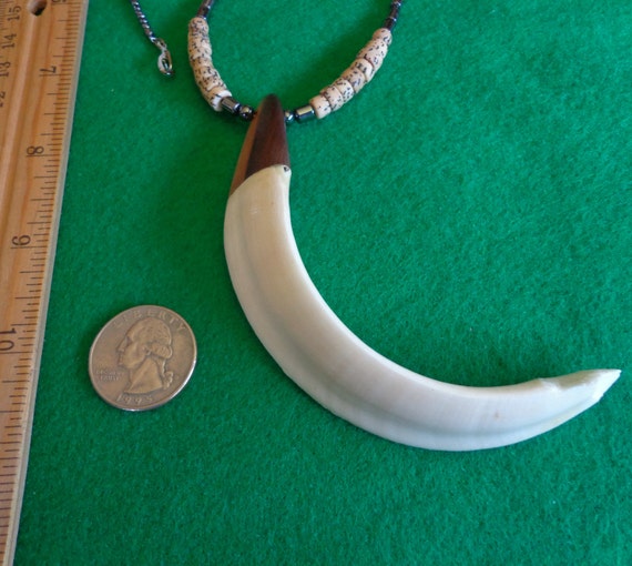 Hawaiian Wild Boar Tusk Necklace By FashellsinHawaii On Etsy