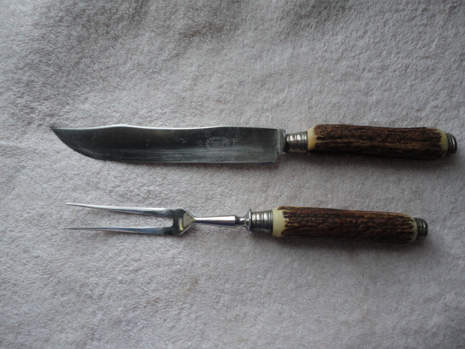 Solingen Knife Fork Carving Set Stainless Steel by TammysFindings