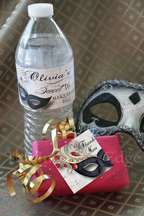 50th Birthday Masquerade Party Invitation by TheInspiredEdge