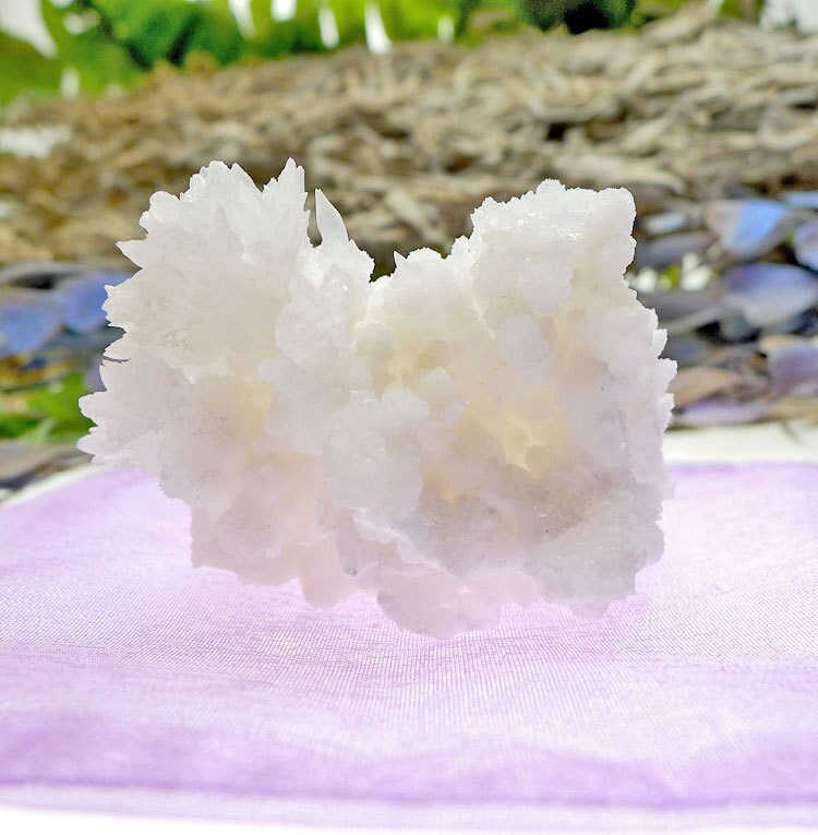 White Aragonite Crystal Specimen 76.5grams by SacredWares