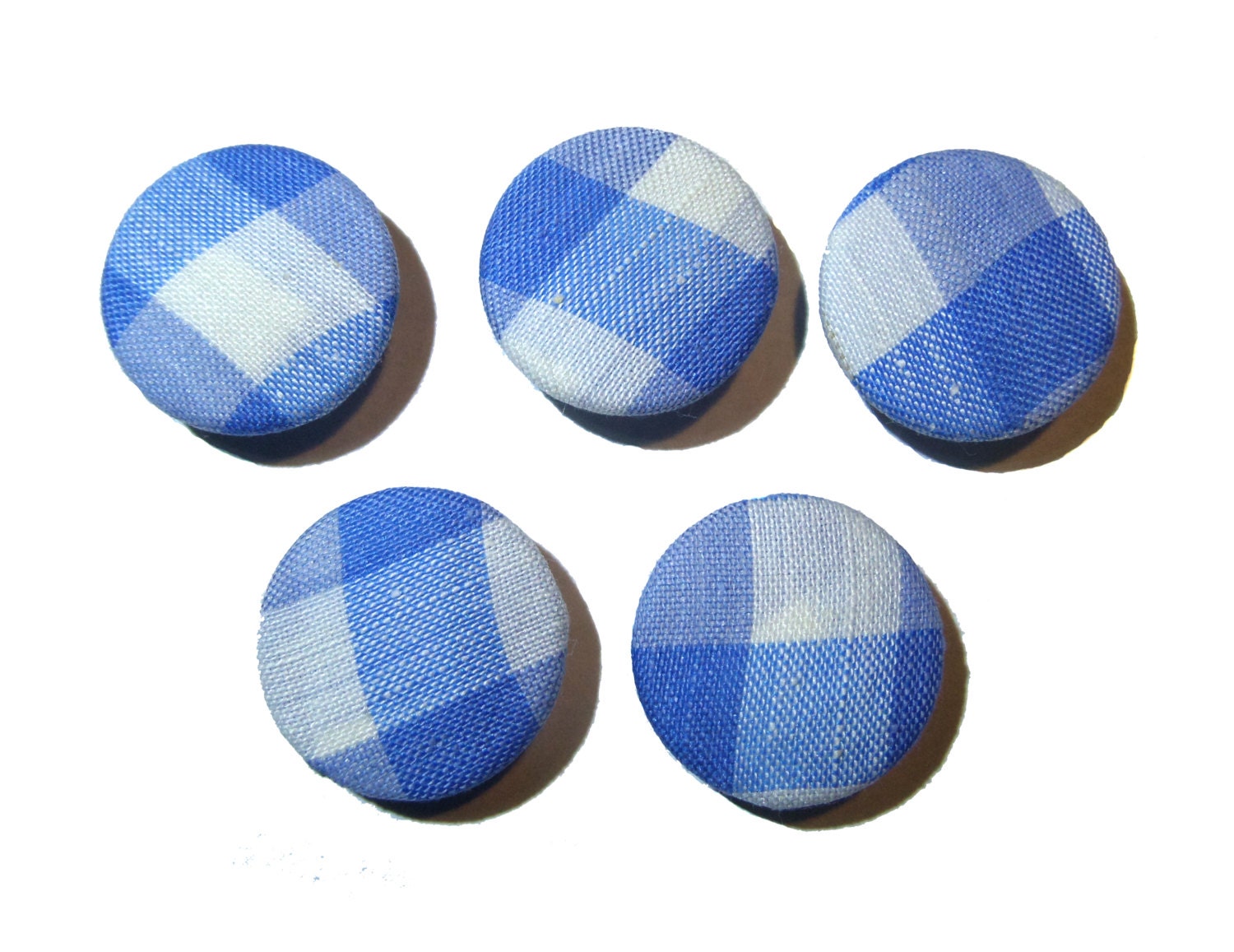 Fabric buttons, cloth buttons, 1" 5's, medium buttons, covered buttons
