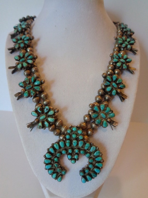 Old Handmade Zuni Sterling Silver and by LunaBellaForever on Etsy