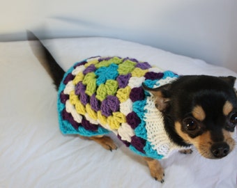 Grey and Yellow Small Dog Carrier Chihuahua Tote Yorkie Bag