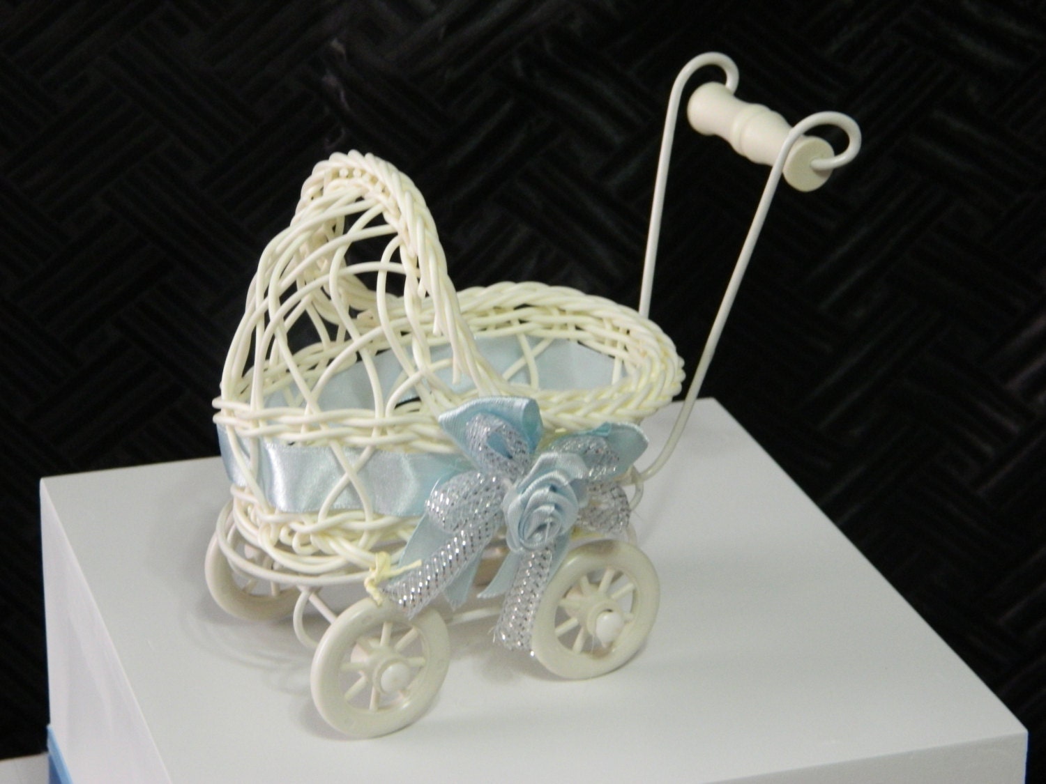 Baby Shower Carriage Cake Topper