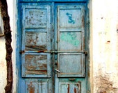 Fine art print photography : Distressed paintwork, blue door, Greece photography, blue wall decor, Greece print, French country decor, . Fine art print photography : Distressed paintwork, blue door, Greece photography, blue wall decor, Greece print, French country decor, .
