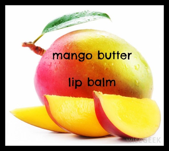 ORGANIC VEGAN LIP Balm Mango Butter Lip Balm Mojito Flavored