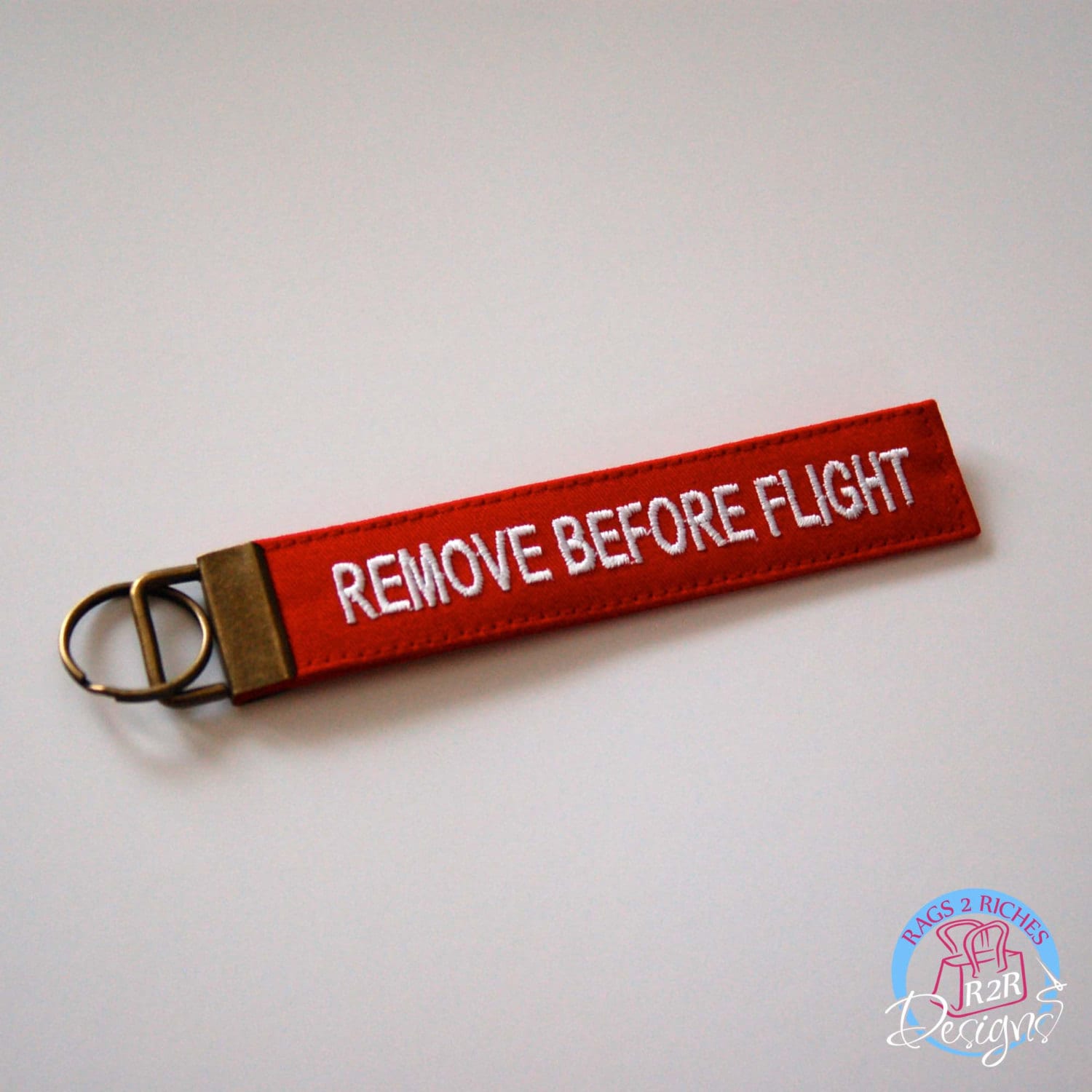 Remove Before Flight Keychain by R2RDesigns on Etsy