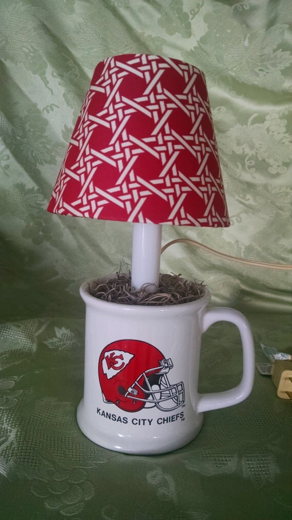 Kansas City Chiefs night light/ lamp by Tealightfulsbysandy