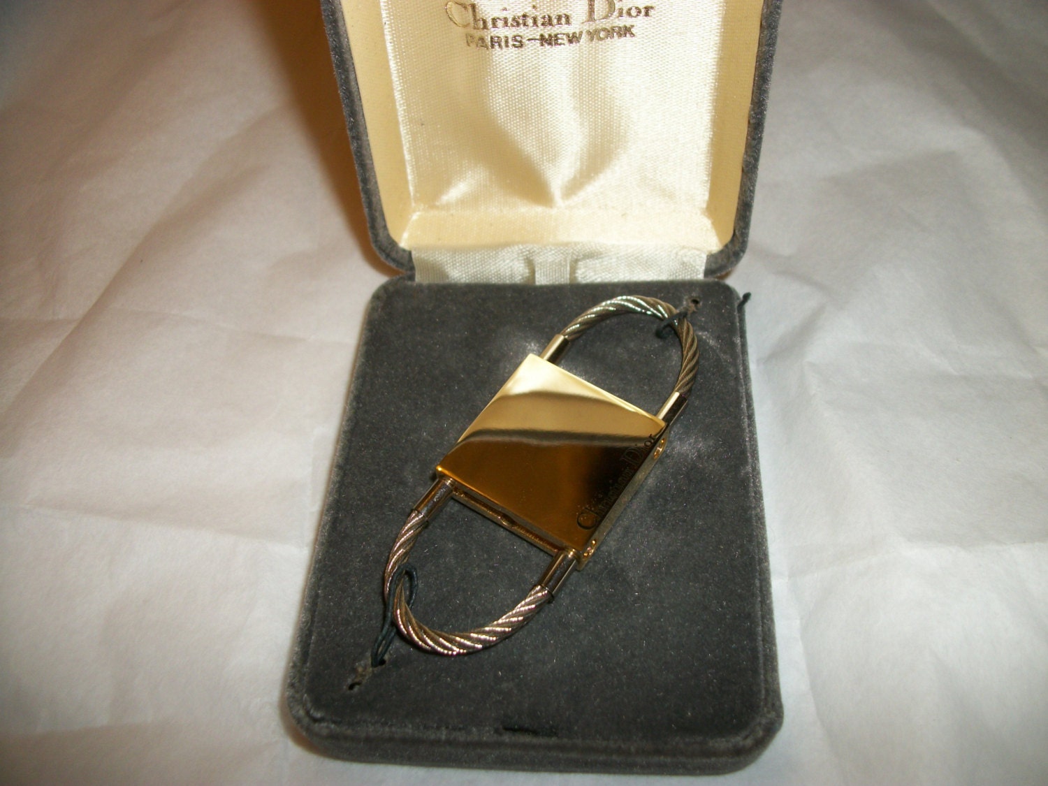 christian dior keychain keyring mens dior keychain keyring vintage new