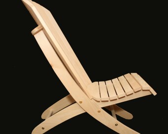 Adirondack Beach Chair Plans - Portable, 2 piece, 2 position - Digital 