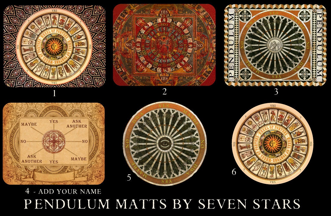 Free Printable Pendulum Mats